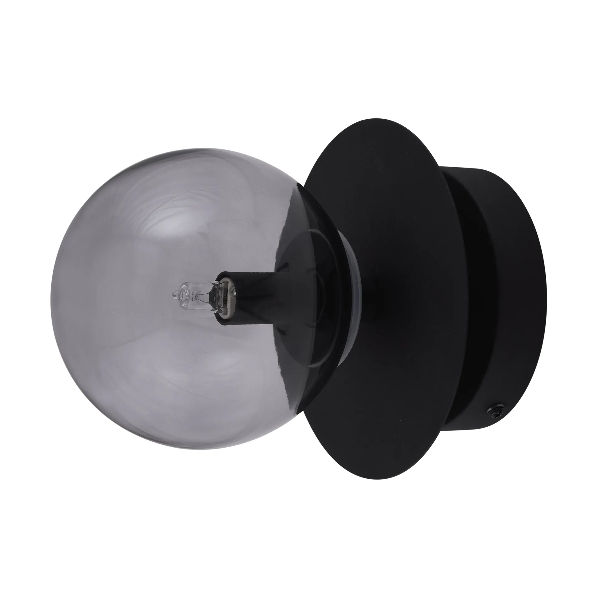 Art Deco plafond, Svart-rök Globen Lighting