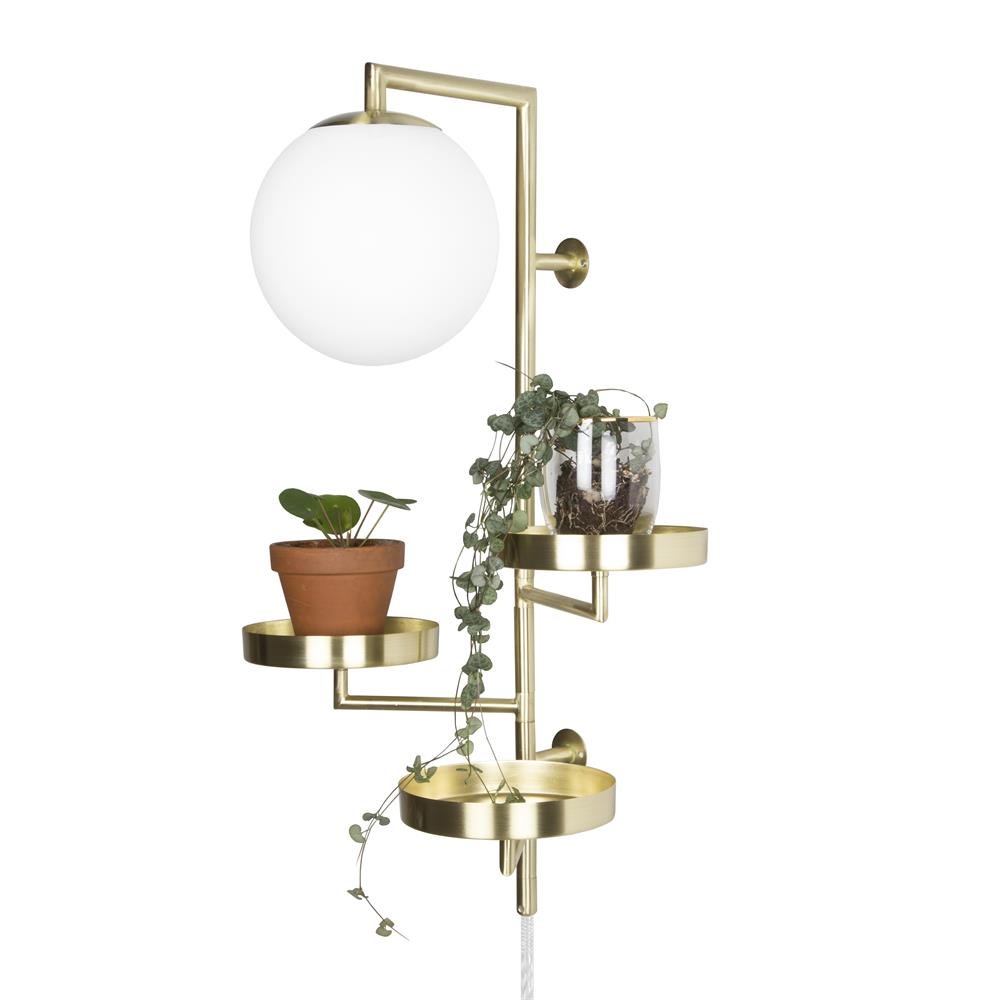 Globen Lighting Astoria vägglampa mässing | Skandinavisk Design | Vägglampor | Guldfärgad