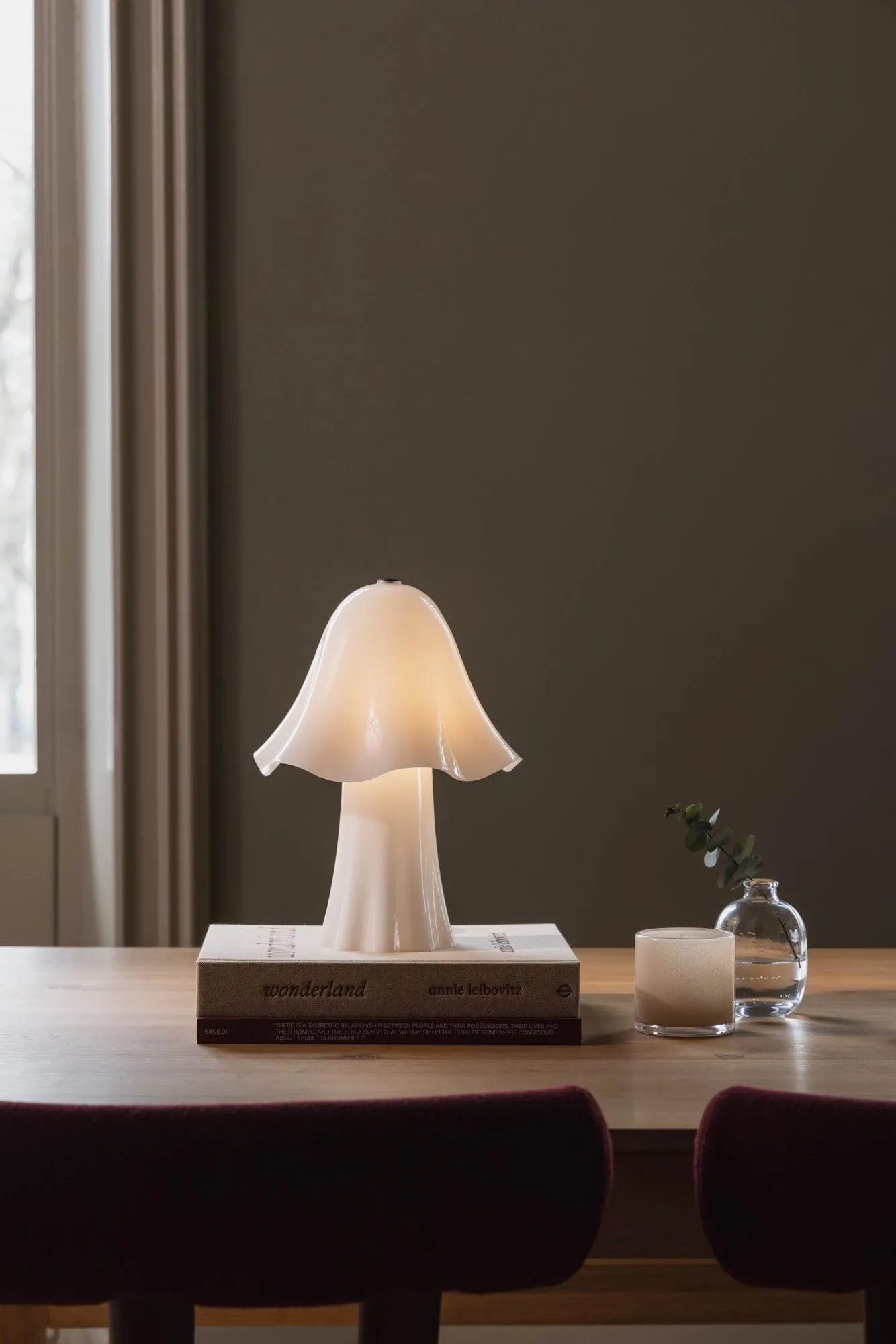 Bello bordslampa, Vit Globen Lighting