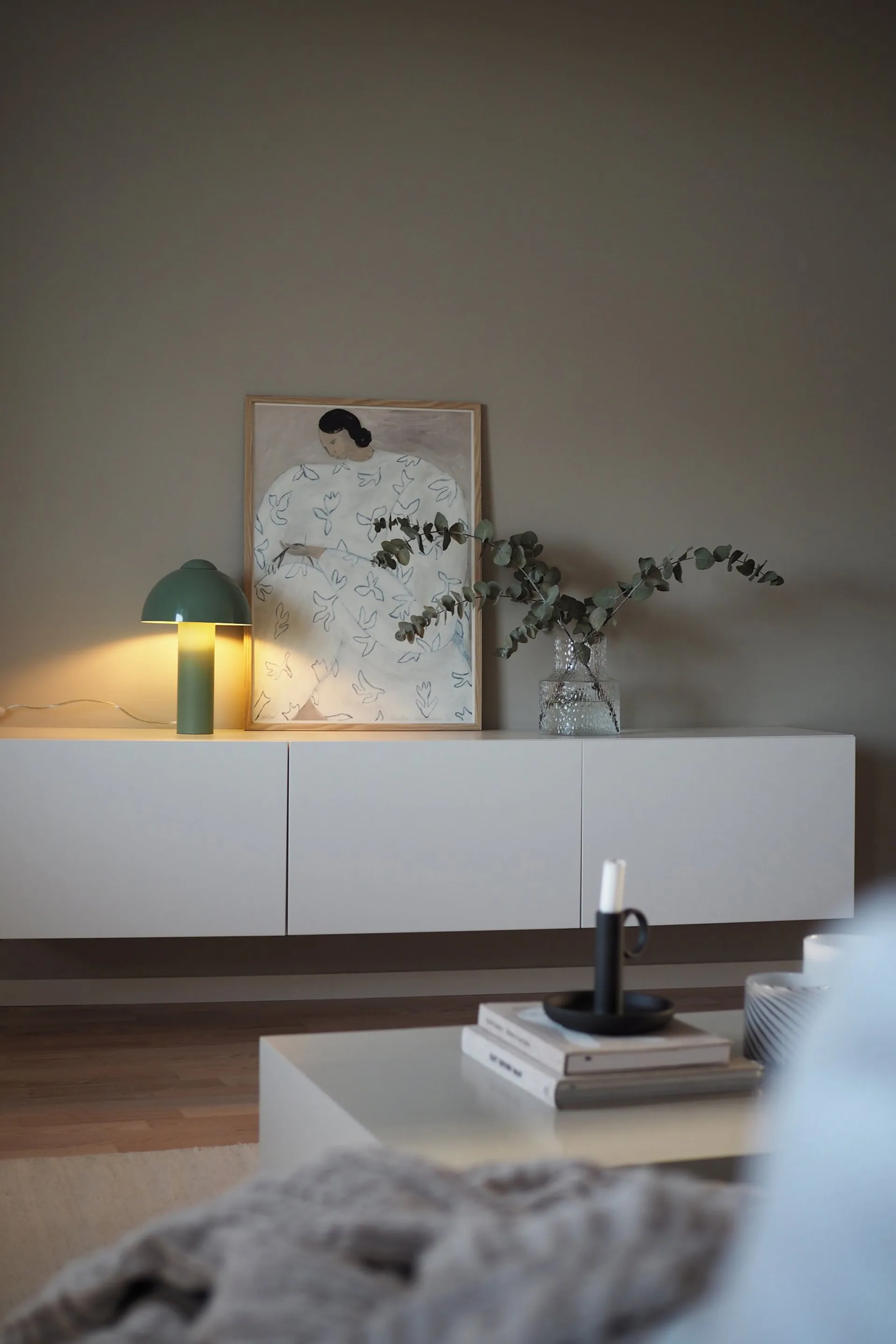 Buddy 23 bordslampa 36 cm, Grön Globen Lighting