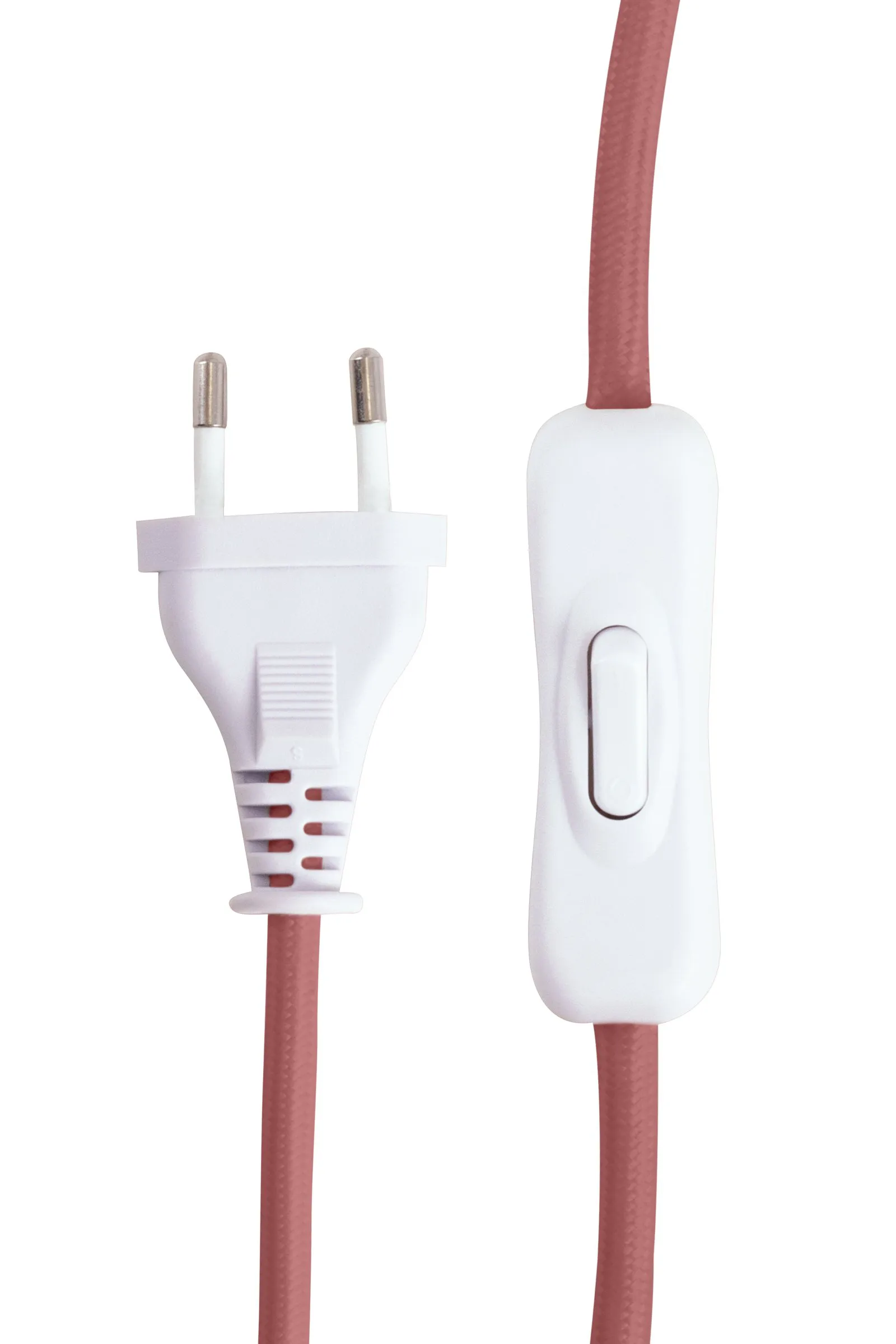 Castello 24 bordslampa, Dimrosa marmor, vit skärm Globen Lighting