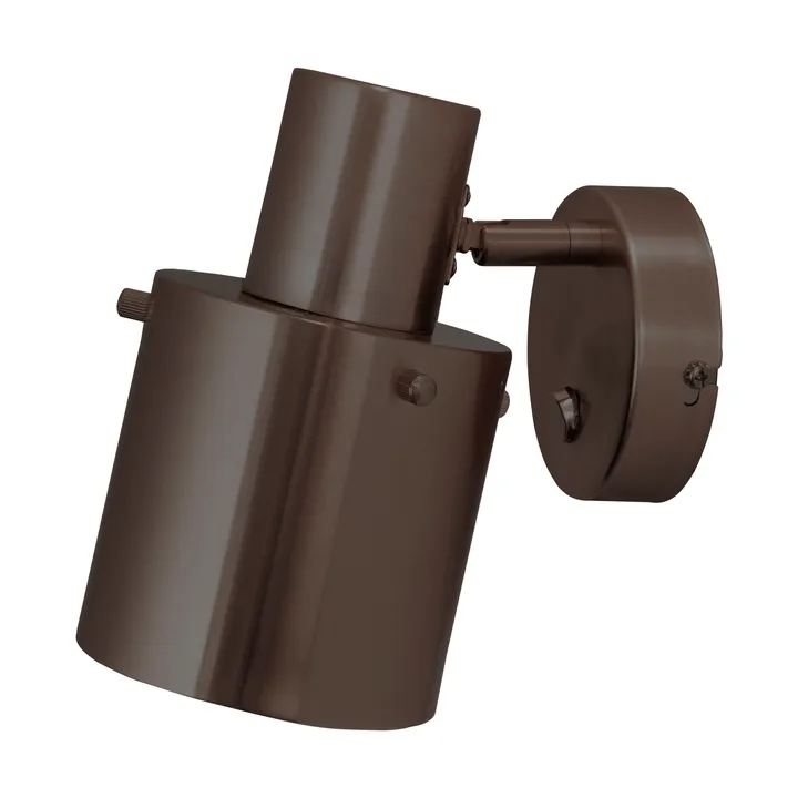 Clark 1 vägglampa - Bronze (brun) - Globen Lighting