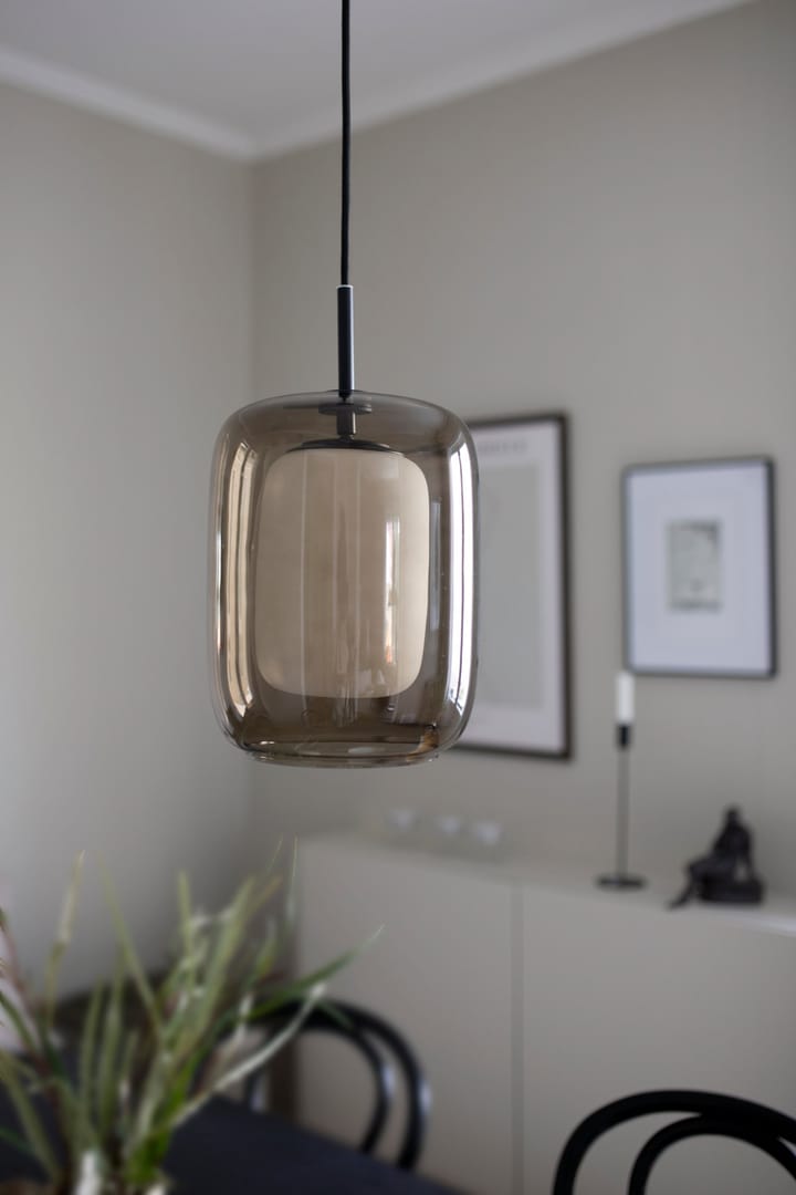 Cuboza pendel Ø20 cm - Brun-vit - Globen Lighting