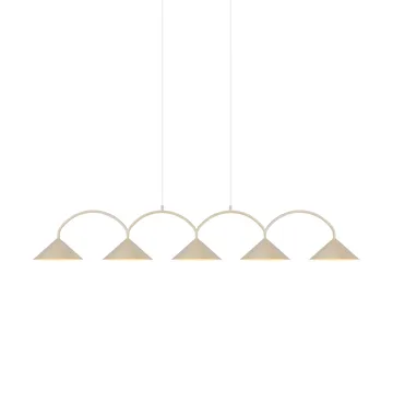 Curve pendel 5 - Beige - Globen Lighting