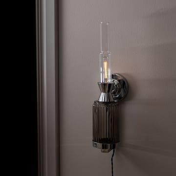 Ester vägglampa - rök/krom - Globen Lighting