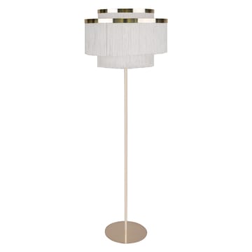 Frans golvlampa - Vit-mässing - Globen Lighting
