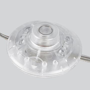 Frans golvlampa - Vit-mässing - Globen Lighting