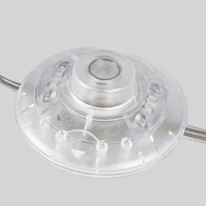 Frans golvlampa, Vit-mässing Globen Lighting