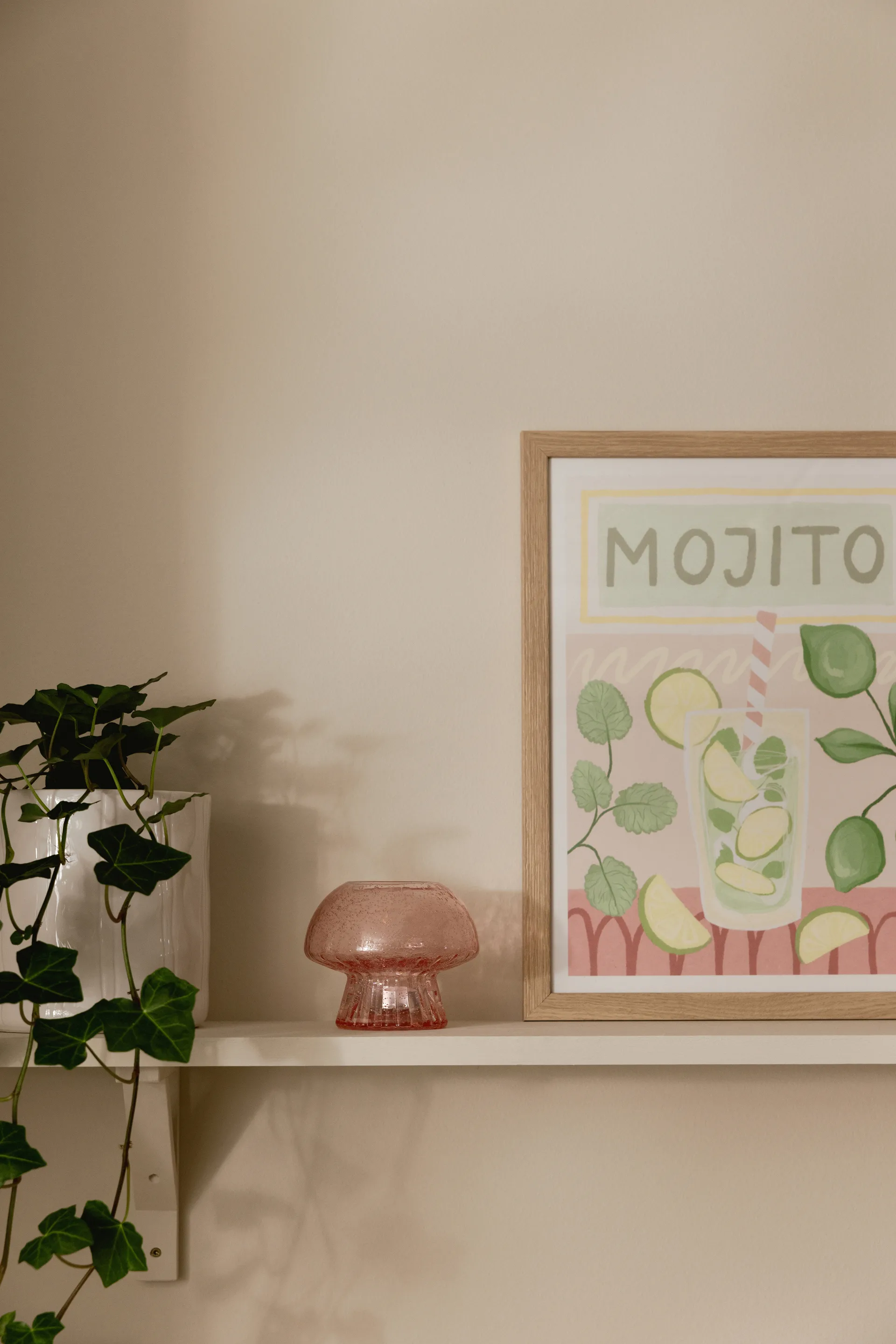 Fungo 12 värmeljushållare Special Edition, Rosa Globen Lighting