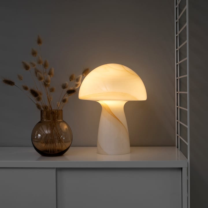 Fungo bordslampa beige - Ø22 cm H30 cm - Globen Lighting