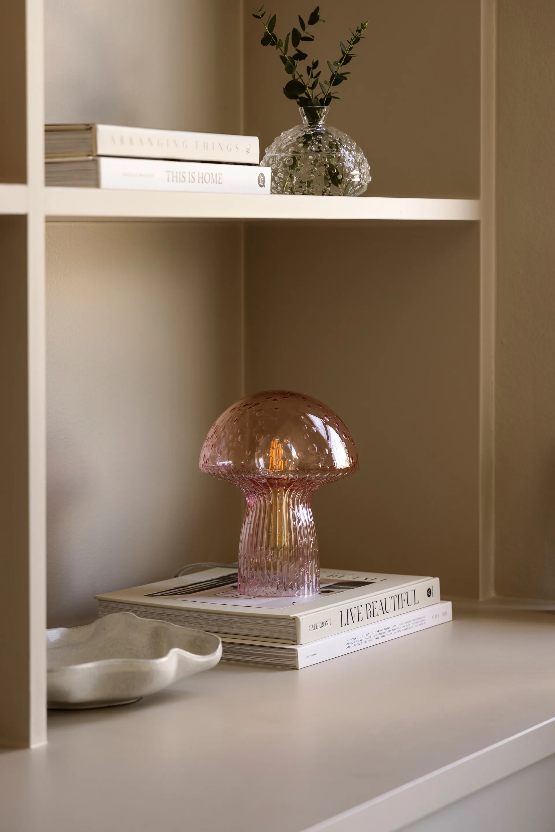 Fungo bordslampa Special Edition Rosa, Ø16 cm, H:20 cm Globen Lighting