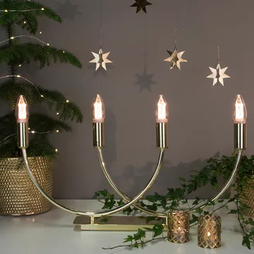 Grace bordslampa - mässing - Globen Lighting