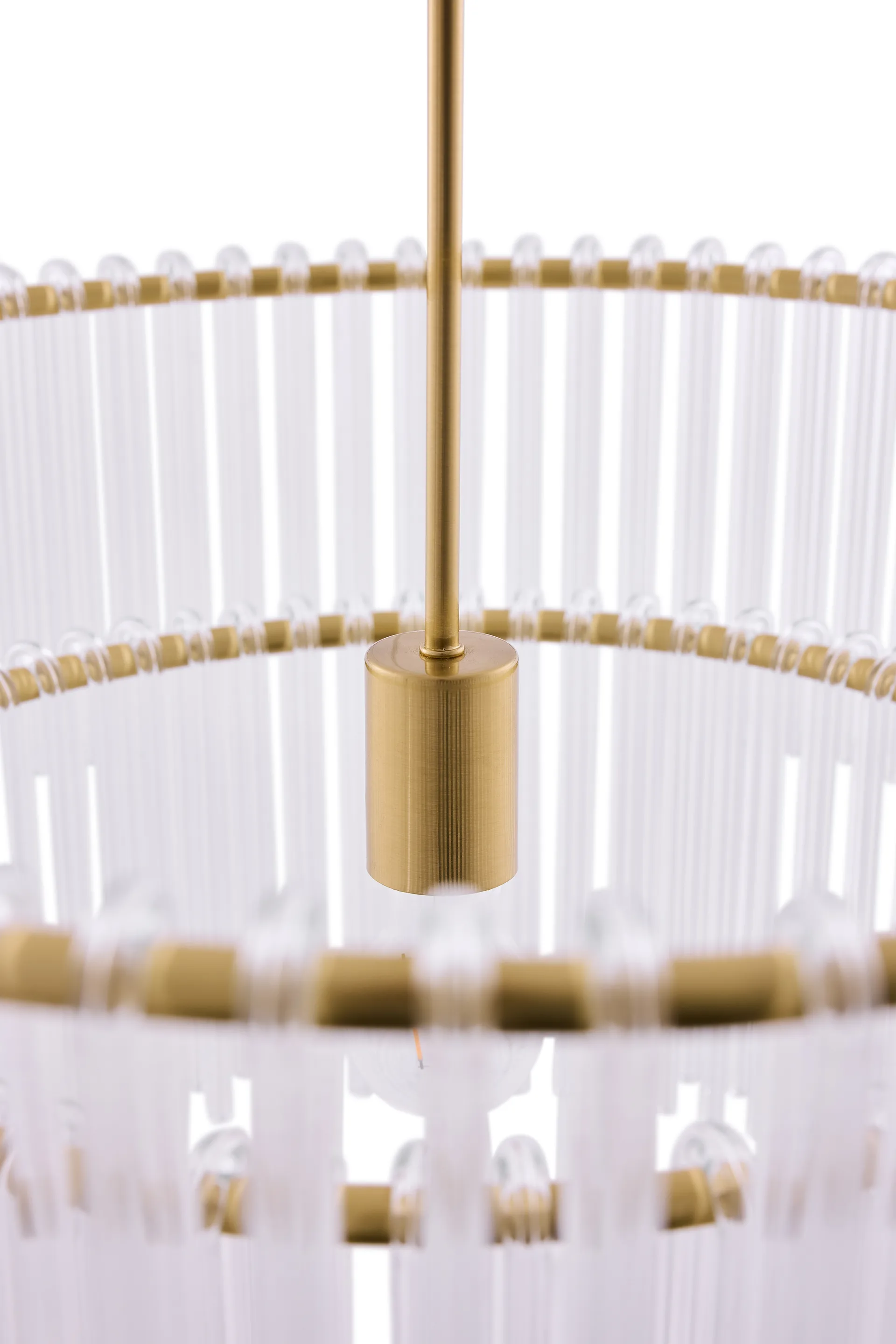 Hook 60 pendel, Klar-borstad mässing Globen Lighting