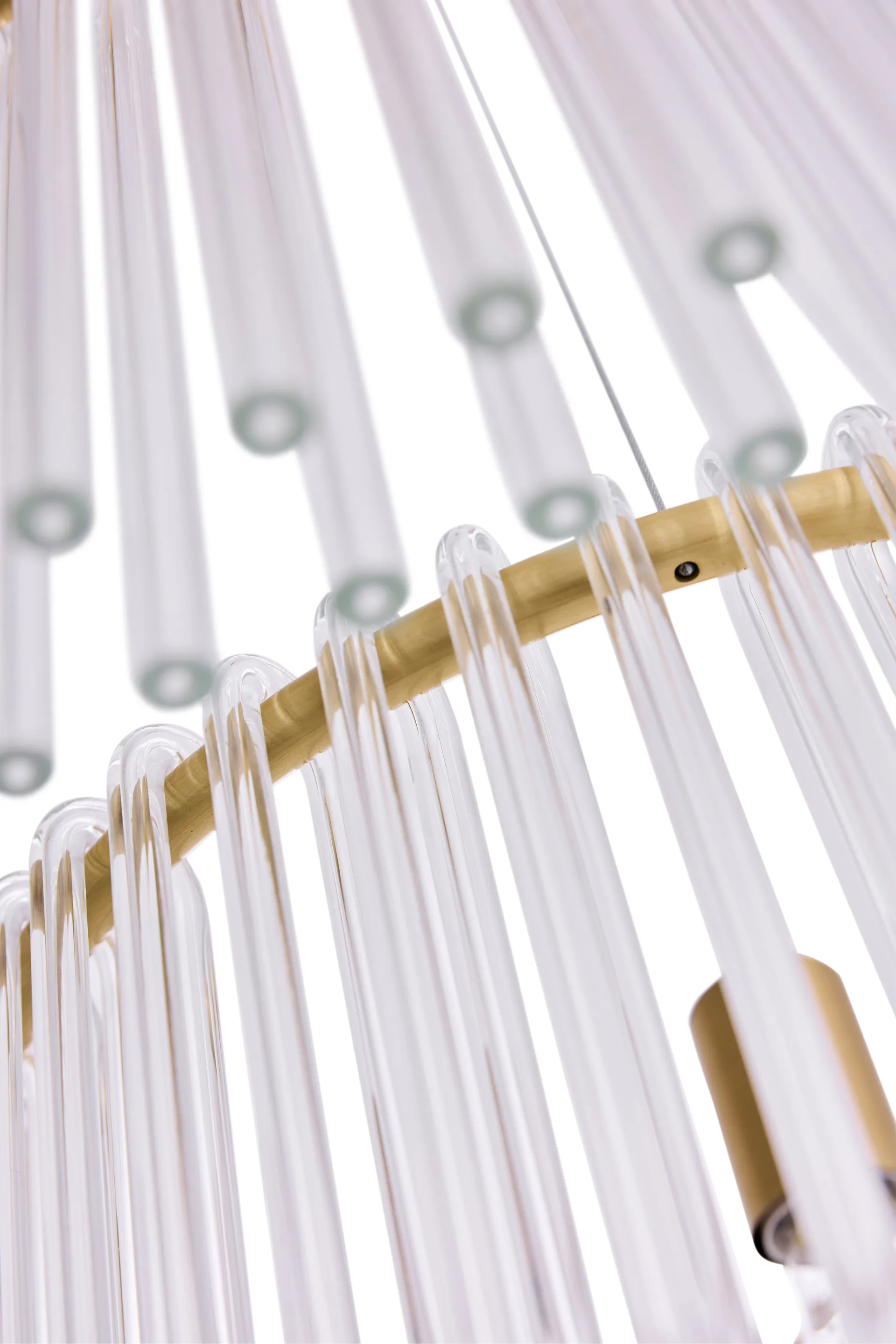 Hook 60 pendel, Klar-borstad mässing Globen Lighting