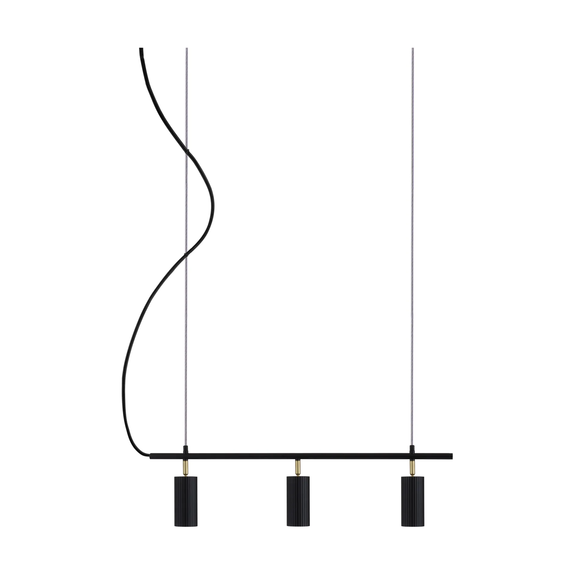 Hubble 3 Long plafond, Svart Globen Lighting