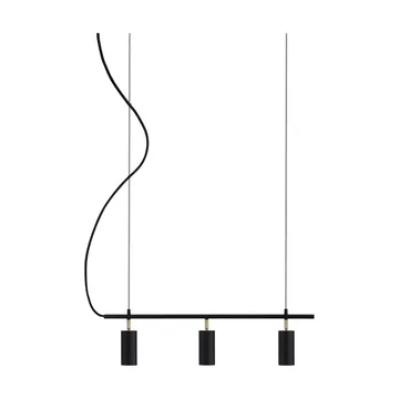 Hubble 3 Long plafond - Svart - Globen Lighting