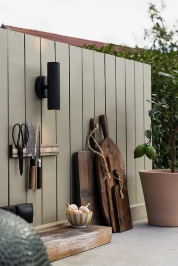 Hubble up/down vägglampa fasadbelysning - Svart - Globen Lighting