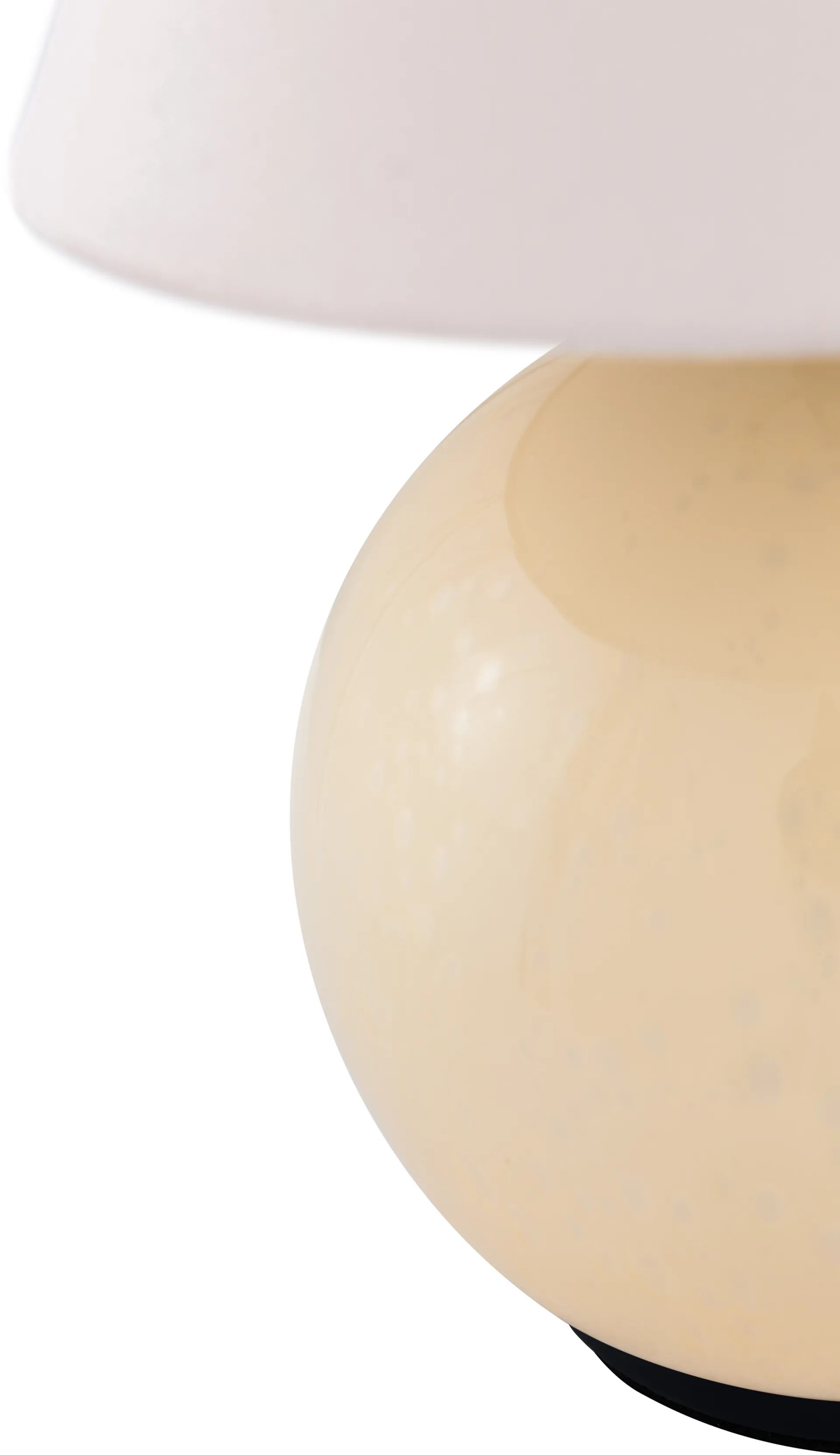 Iris 16 portabel bordslampa, Creme Globen Lighting