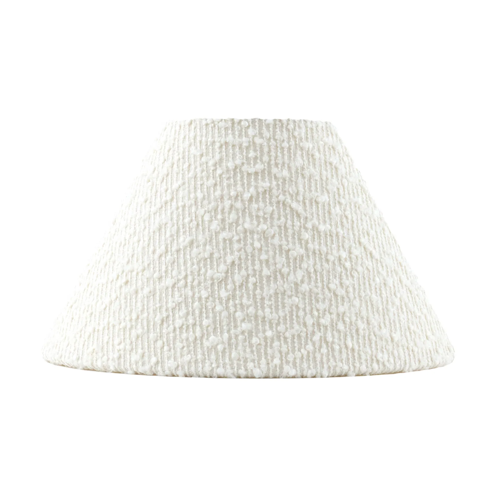 Iris 20 lampskärm, Bouclé whitevit Globen Lighting