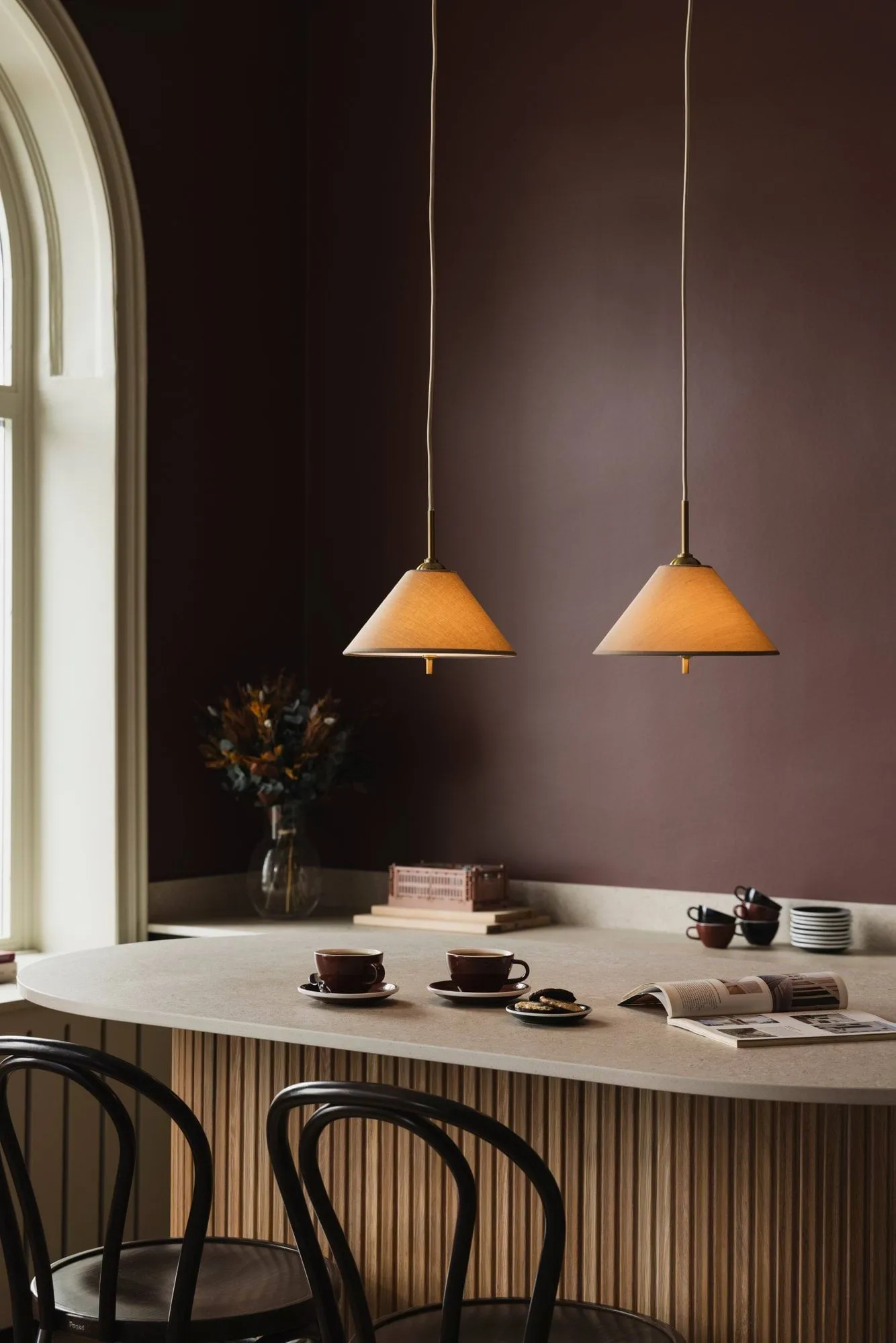 Iris pendel  25, Mocha (brun) Globen Lighting
