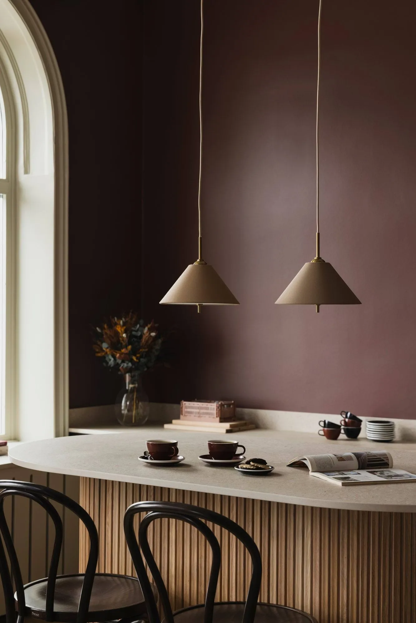 Iris pendel  25, Mocha (brun) Globen Lighting