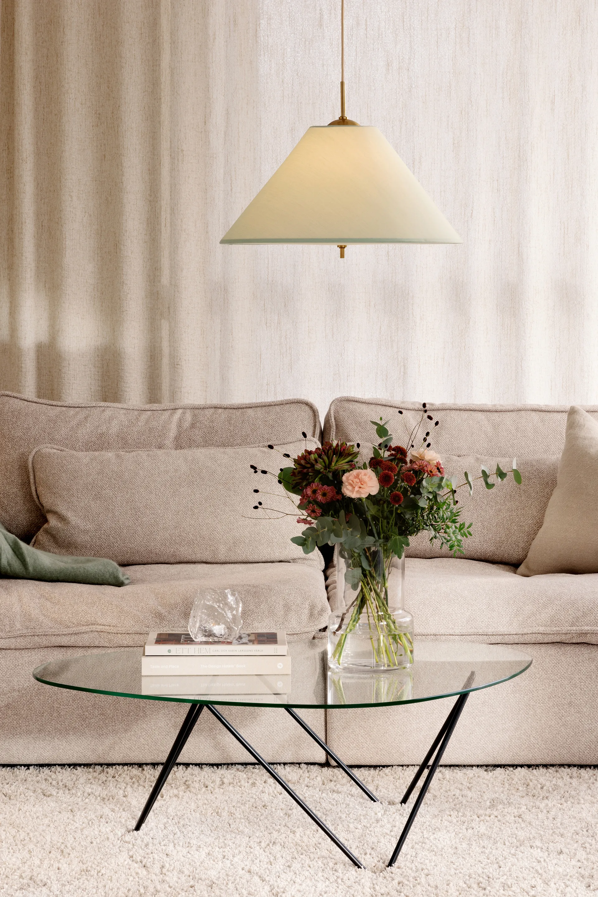 Iris pendel  50, Grön Globen Lighting