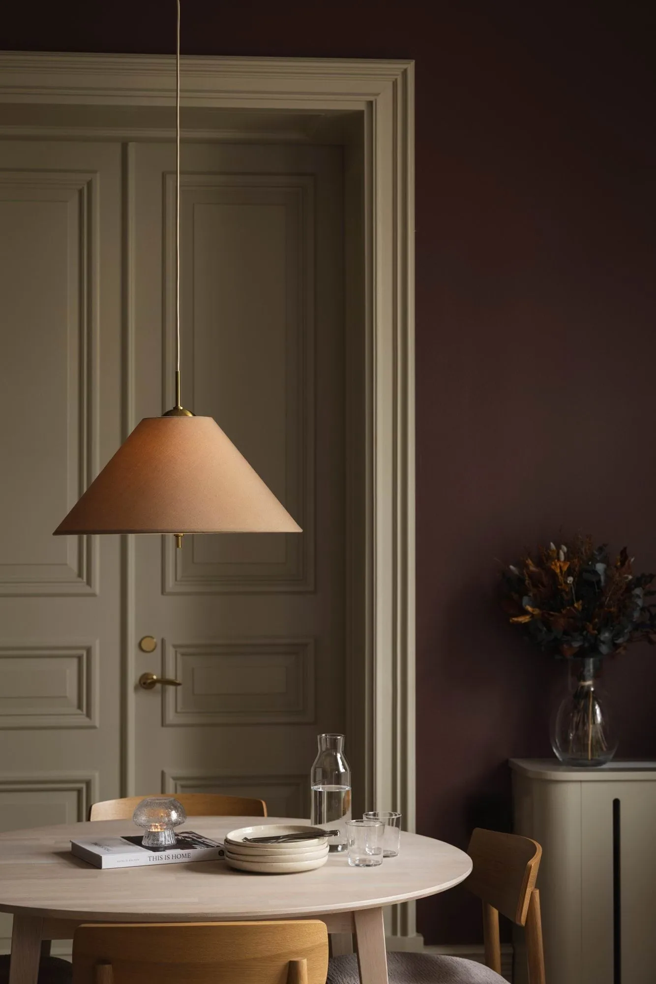 Iris pendel  50, Mocha (brun) Globen Lighting