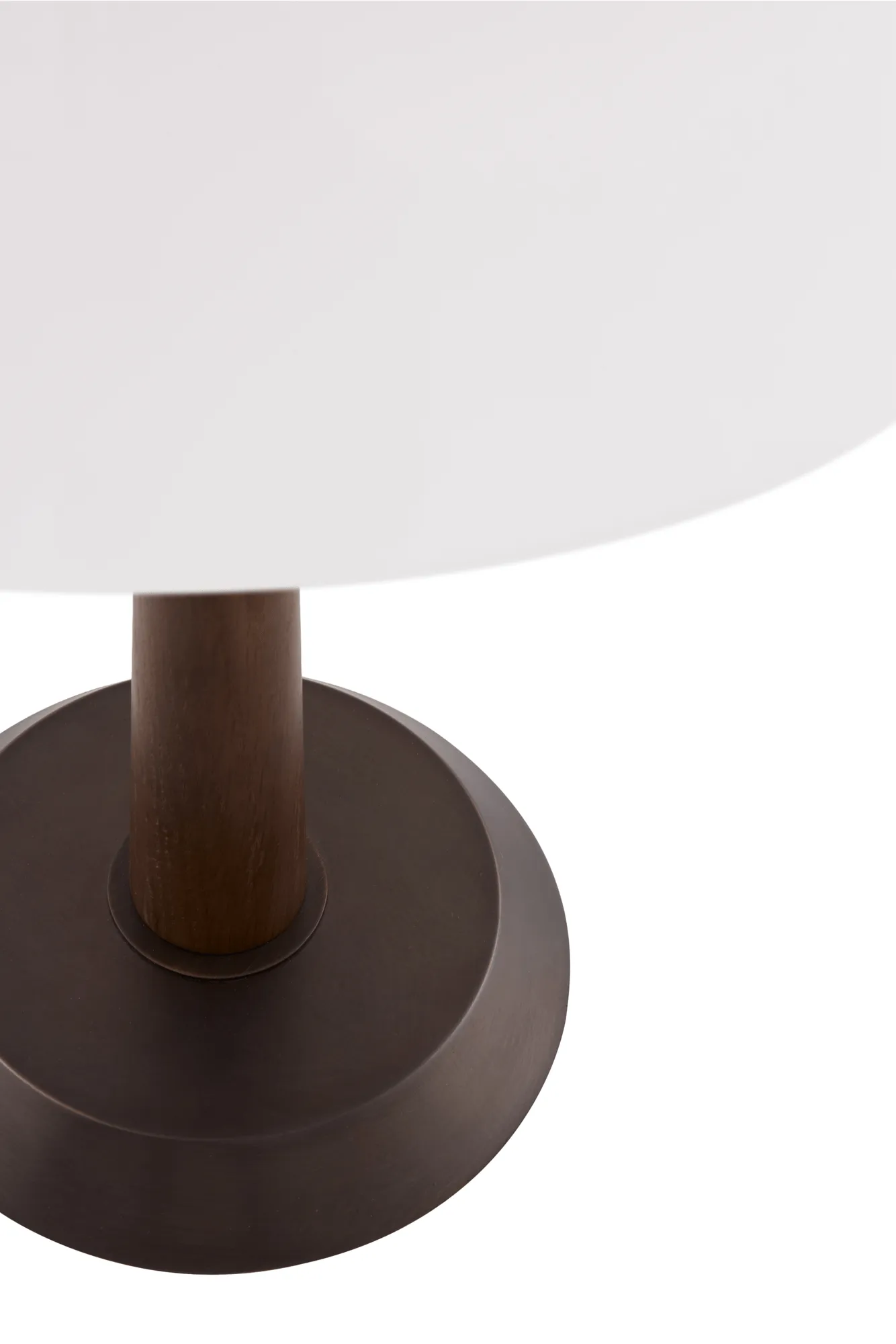 Ligna bordslampa, Brunbetsad, Ø29x39,2 cm Globen Lighting