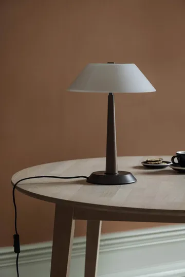Ligna bordslampa - Brunbetsad, Ø29x39,2 cm - Globen Lighting