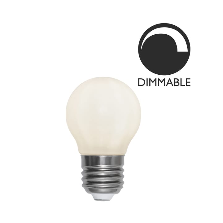 Ljuskälla E27 LED filament glob opal 45 mm - 4,5W - Globen Lighting