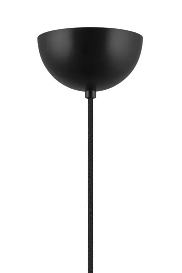 Lou pendel - 3, Vit bouclé-svart, 46x46 cm - Globen Lighting