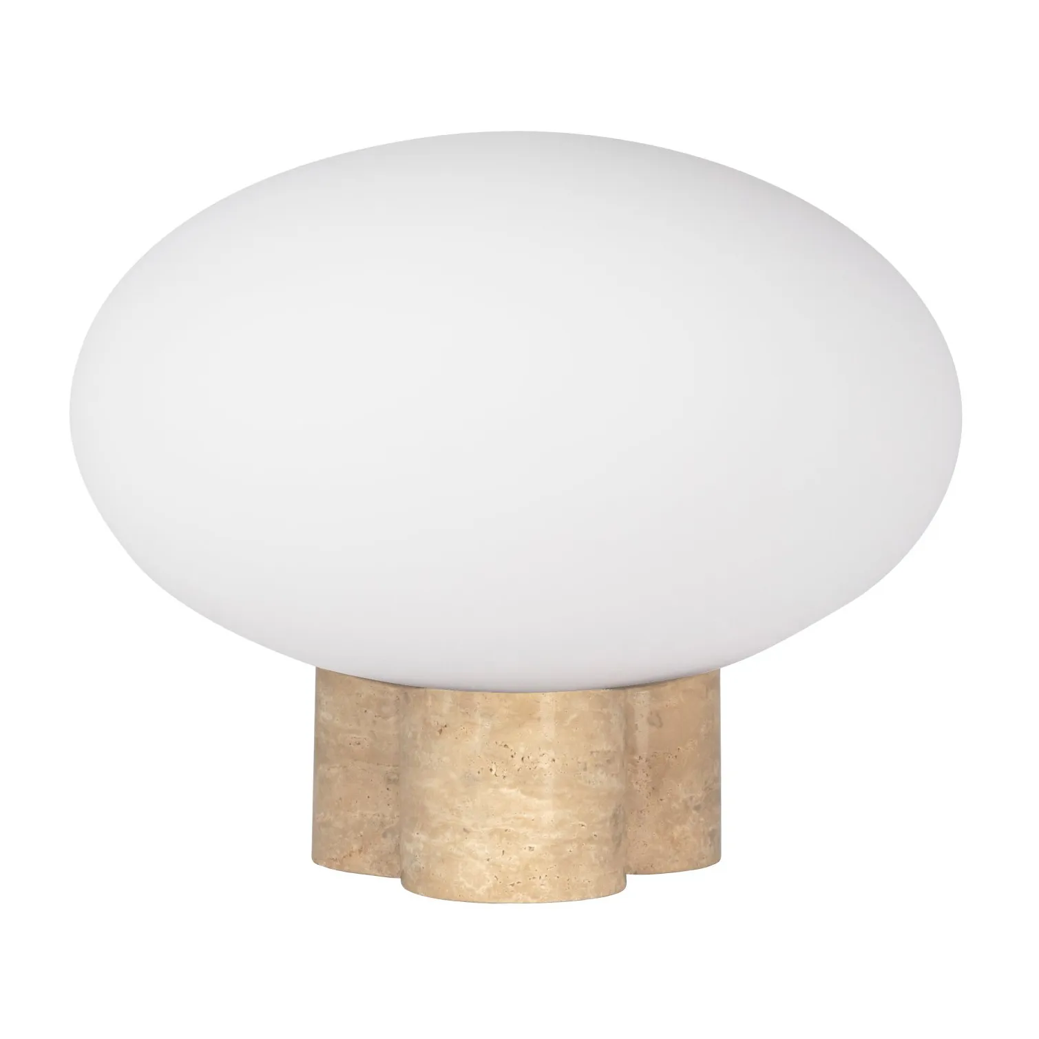 Mammut bordslampa Ø28 cm, Travertin Globen Lighting