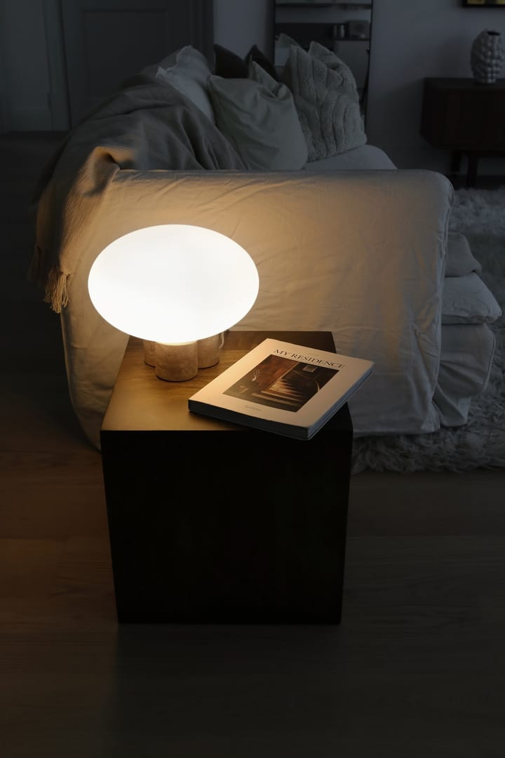 Mammut bordslampa Ø28 cm - Travertin - Globen Lighting