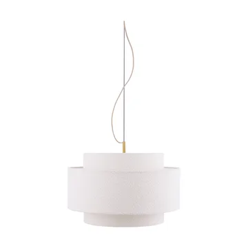 Noah pendel Ø50 cm - Bouclé vit - Globen Lighting