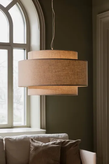 Noah pendel Ø70 cm - Beige - Globen Lighting
