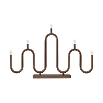 Noel 5 adventsljusstake - Bronze - Globen Lighting
