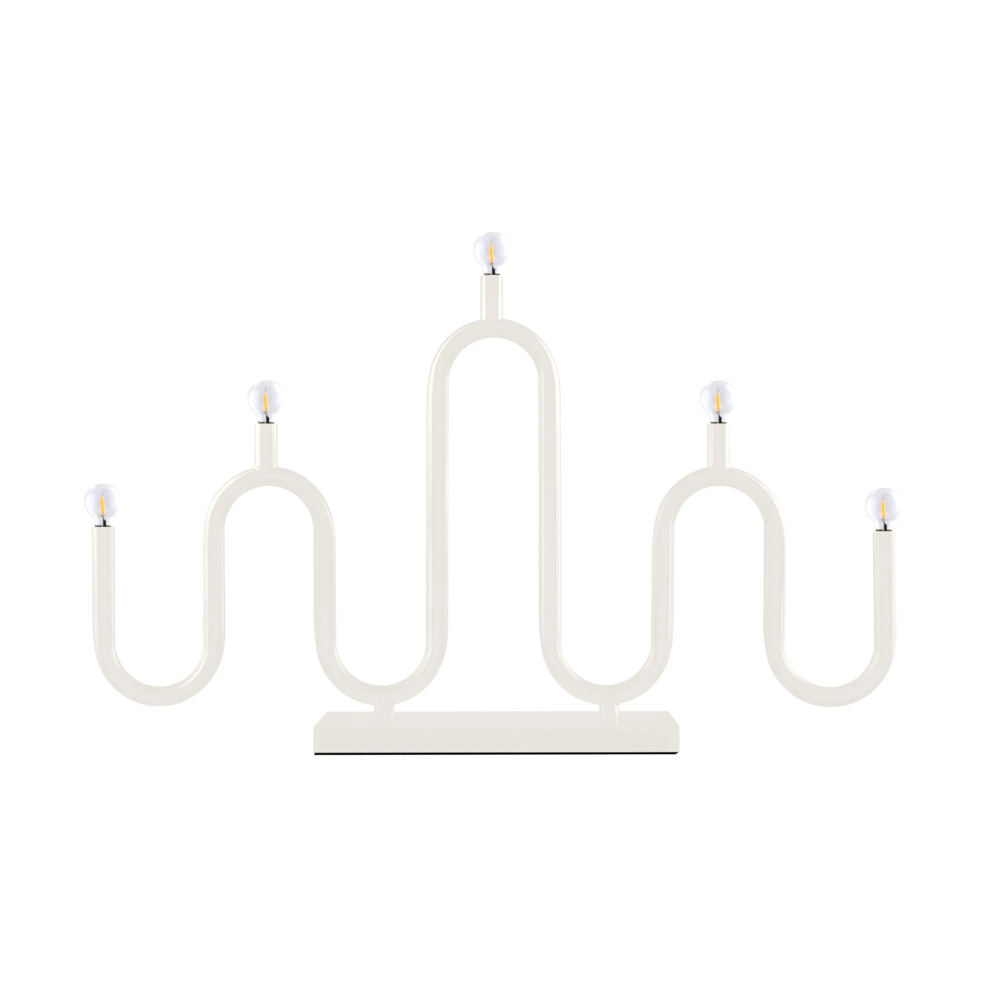 Noel 5 adventsljusstake, Elfenbensvit Globen Lighting