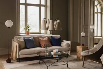 Ripley bordslampa - Burgundy (röd), 52 cm - Globen Lighting