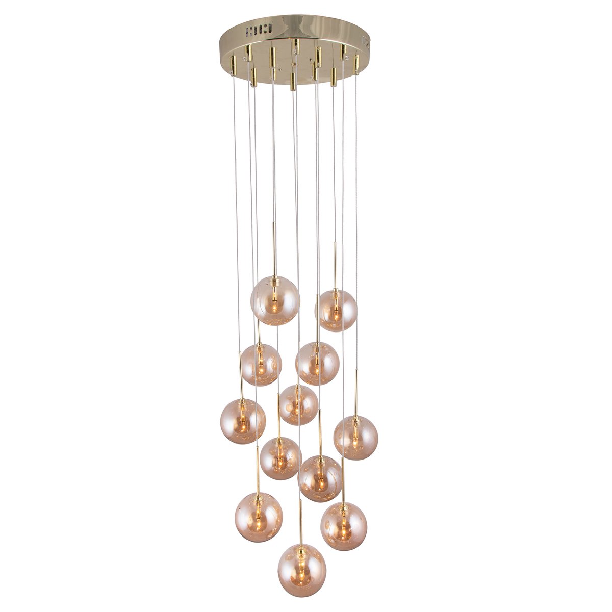 Globen Lighting Skyfall pendel Amber | Skandinavisk Design | Taklampor & Pendlar | Guldfärgad