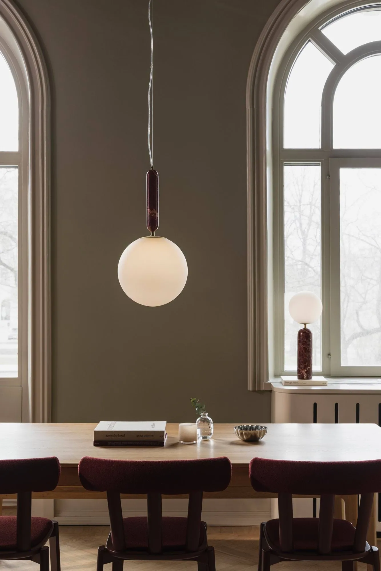 Torrano pendel 30 cm, Rosso levanto Globen Lighting