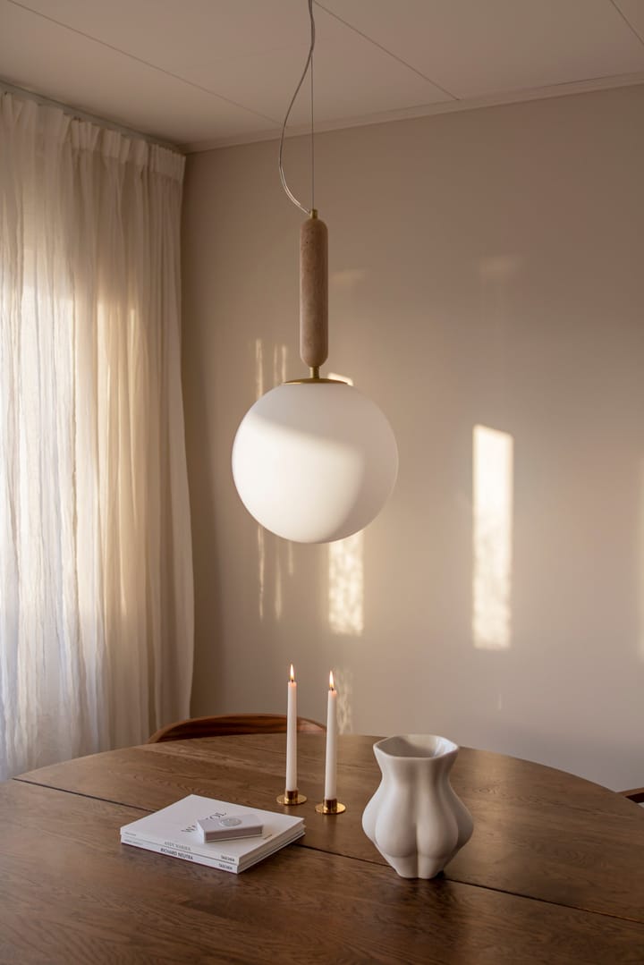 Torrano pendel 30 cm - Travertin - Globen Lighting