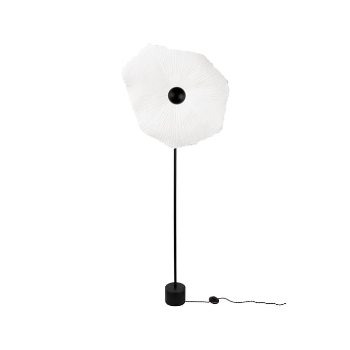 Tropez golvlampa, natur, svart stativ Globen Lighting