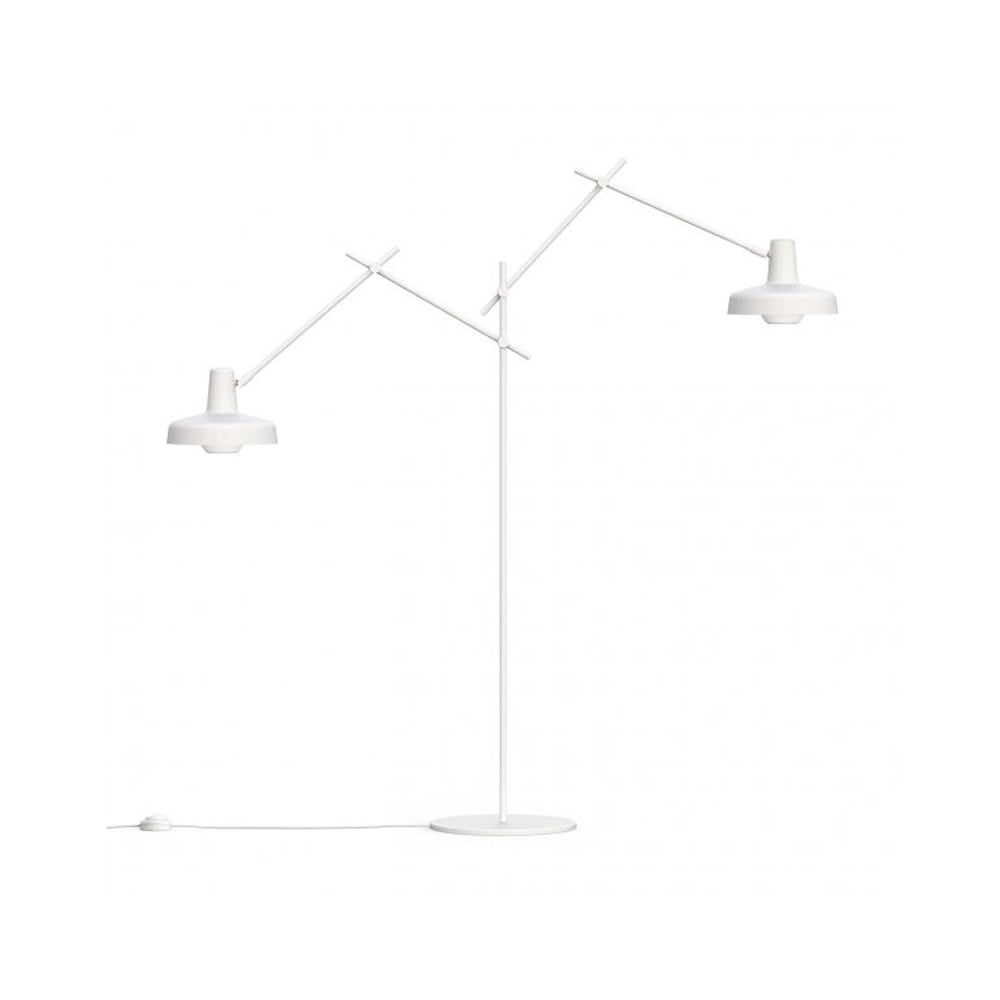 Grupa Arigato golvlampa white, double | Skandinavisk Design | Golvlampor | Vit