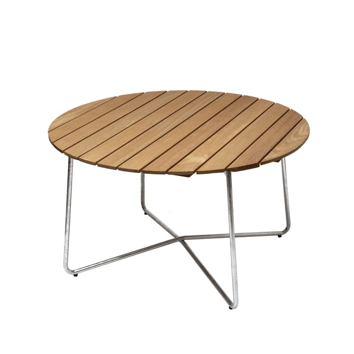 9A matbord - Oljad ek Ø120 cm - Grythyttan Stålmöbler
