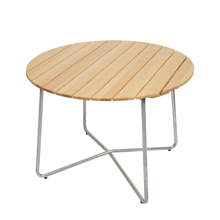 9A matbord - Oljad furu Ø100 cm - Grythyttan Stålmöbler