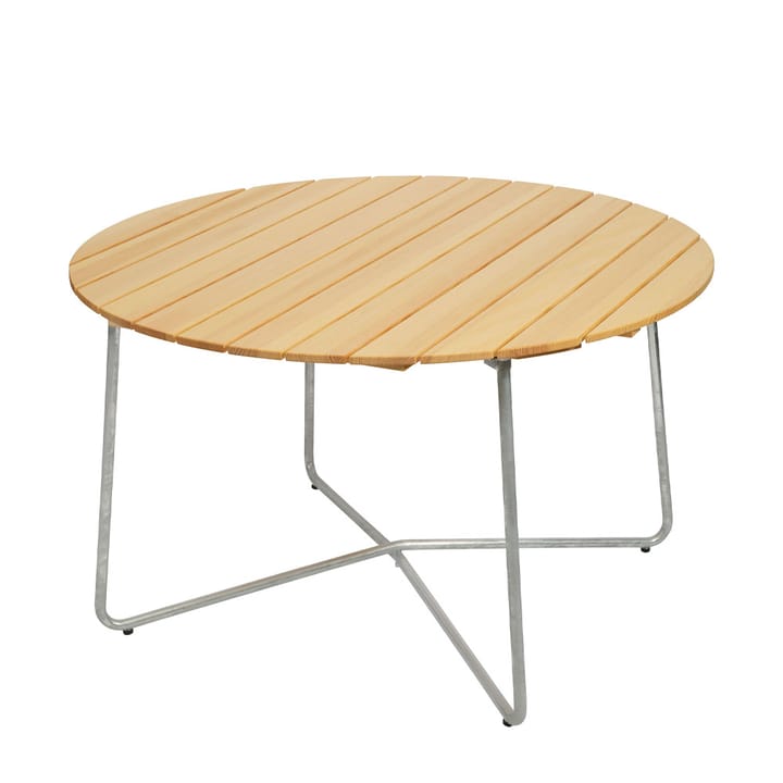 9A matbord - Oljad furu Ø120 cm - Grythyttan Stålmöbler