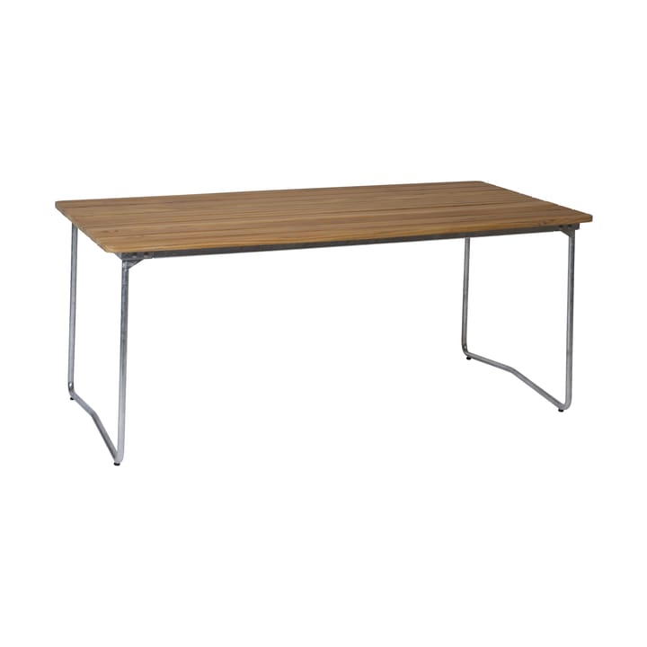 B31 170 matbord - teak, varmförzinkat stativ - Grythyttan Stålmöbler