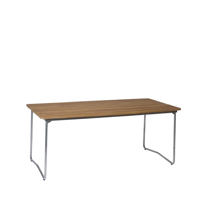 B31 170 matbord - teak, varmförzinkat stativ - Grythyttan Stålmöbler