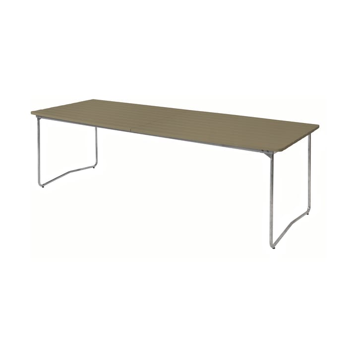 B31 matbord, 230x92 cm, Ljusgrön ek-galvaniserad stål Grythyttan Stålmöbler