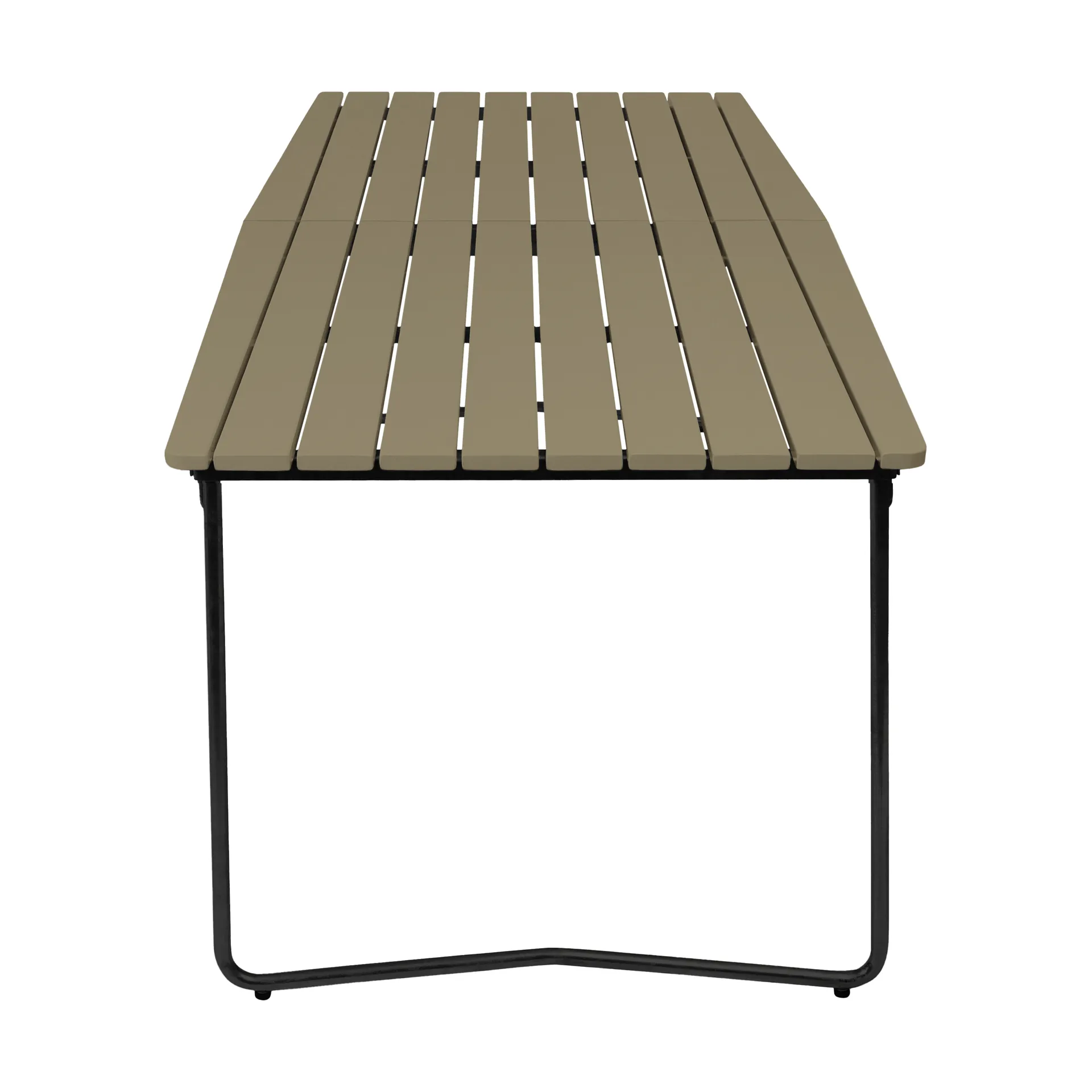 B31 matbord, 230x92 cm, Ljusgrön ek-svart Grythyttan Stålmöbler